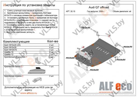 защита картера ауди 